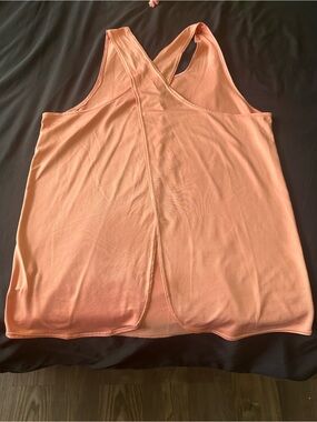 SHEIN Peach Cross-Back Tank